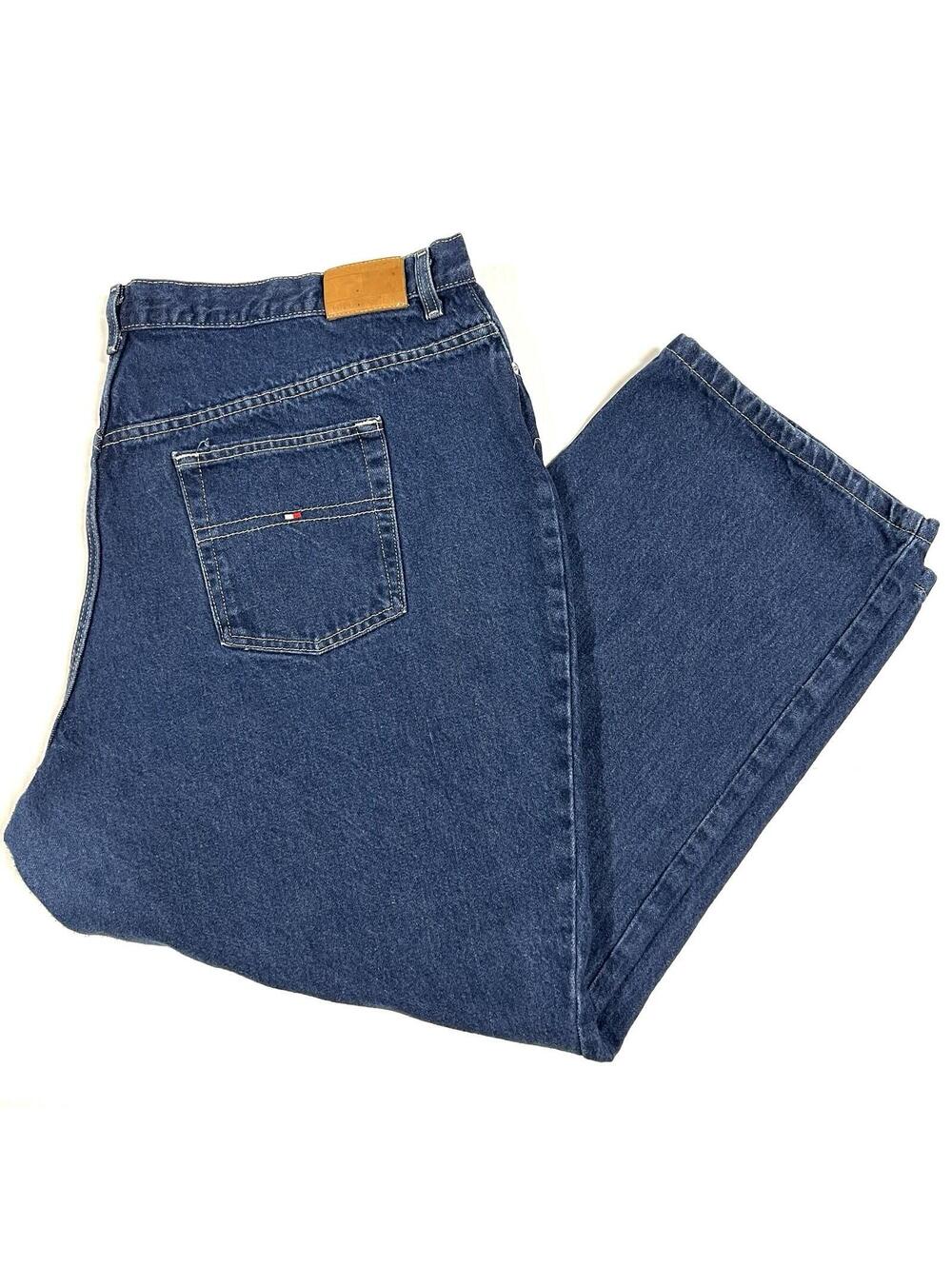 Vintage Tommy Hilfiger Denim Jeans Pants Women’s Sz 24 Y2K Distressed Crotch
